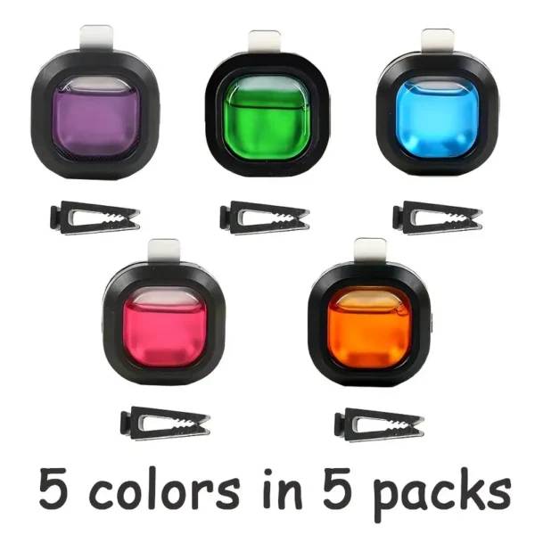 5pcs Small Black Air Freshener