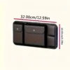 Black Faux Leather Car Sun Visor Organizer