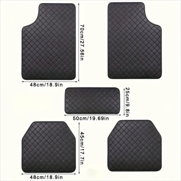 5pcs Heavy-Duty Car Floor Mats