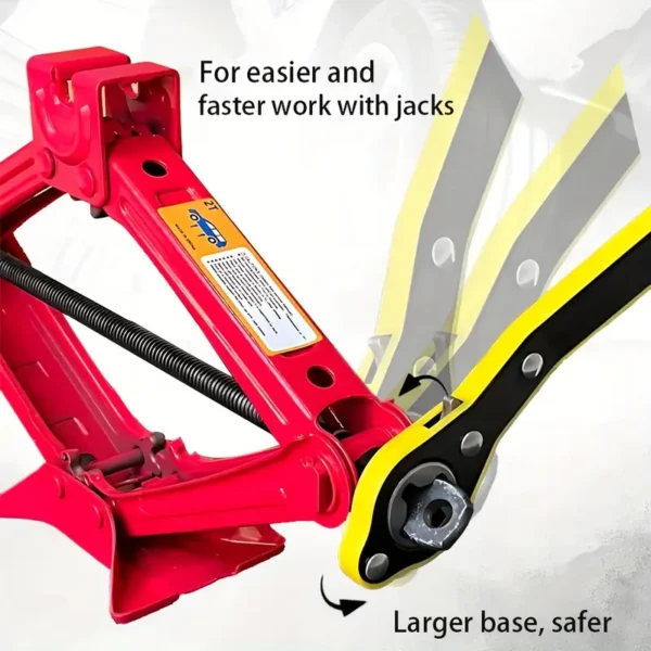 d552e726-e877-436d-a0b4-7ef0d8885d94 Steel Scissor Jack - 2 Tons Capacity